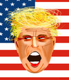 Cartoon: Donald Trump (small) by to1mson tagged donald trump usa election wahl wybory