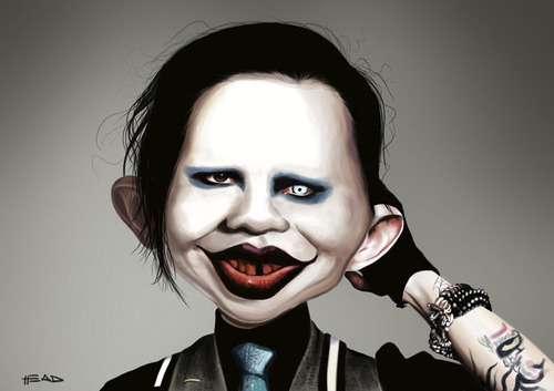 Cartoon: MAD Manson (medium) by manohead tagged manohead,caricatura