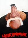 Cartoon: Hulk Hogan (small) by manohead tagged caricatura caricature manohead