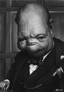 Cartoon: Winston Churchill (small) by manohead tagged caricatura,manohead,winston,churchill