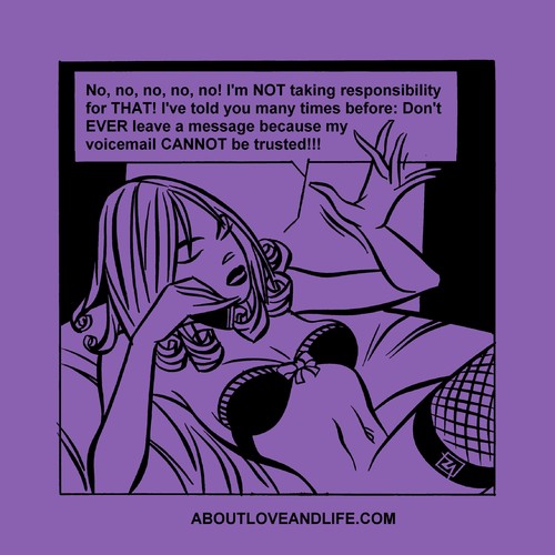 Cartoon: 094_alal Do Not Trust Voicemail (medium) by Age Morris tagged blonde,menandwife,girltalk,babe,hotgirl,atomstyle,aboutloveandlife,victorzilverberg,agemorris,voicemail,trust,responsibility,manytimes