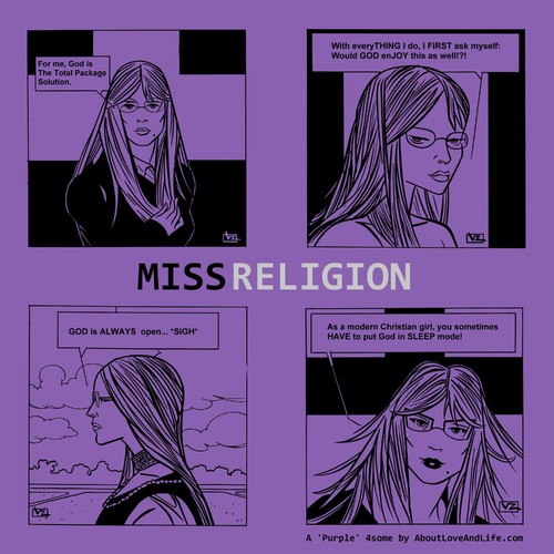 Cartoon: alal_special Miss Religion (medium) by Age Morris tagged agemorris,victorzilverberg,aboutloveandlife,atomstyle,god,religion,religiousgirl,missreligion