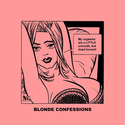 Cartoon: Blonde Confessions - Dead Honest (medium) by Age Morris tagged tags,blondebabe,agemorris,victorzilverberg,aboutloveandlife,blondeconfessions,blondebekentenissen,dumbblonde,atomstyle,orgasm,deadhonest,littleuncouth,awkward,boobs,hotbabe