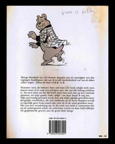 Cartoon: MH - Call before 11 (medium) by MoArt Rotterdam tagged message,backside,book