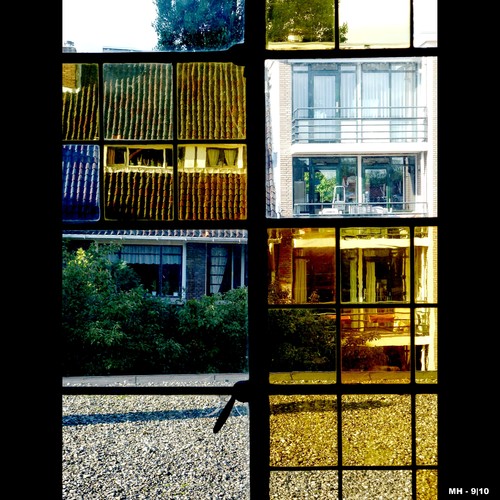 Cartoon: MH - Leaded Light Window (medium) by MoArt Rotterdam tagged rotterdam,glasinlood,leadedlight,colorful,windowview,raam