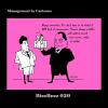 Cartoon: BizzBuzz Afraid of CareerWomen (small) by MoArt Rotterdam tagged bizzbuzz,managementcartoons,managementadvice,officelife,businesscartoons,officesurvival,careerwoman,careerwomen,careerbabe,careerbitch,afraid,childwish,corner,strike