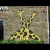 Cartoon: MH - City Giraffes (small) by MoArt Rotterdam tagged rotterdam,animal,dier,giraffe,muur,wall,wallpainting,muurschildering