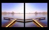 Cartoon: MH - Lakeside View (small) by MoArt Rotterdam tagged lake,lakeside,view,sun,wintertime