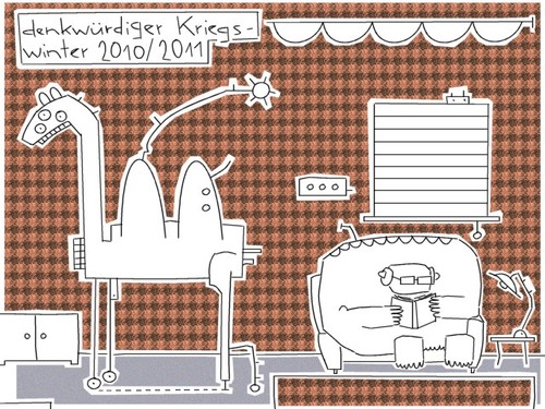 Cartoon: kriegswinter (medium) by bob schroeder tagged winter,krieg,kriegswinter