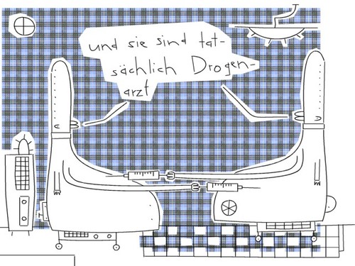 Cartoon: und sie sind tatsaechlich (medium) by bob schroeder tagged arzt