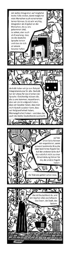 Cartoon: Ypidemi Schweinedeutschland (medium) by bob schroeder tagged schwein,islam,moslem,muslim,toleranz,integration,schnitzel,essen,kultur,merkel,ypidemi,comic