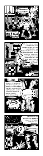 Cartoon: Ypidemi weiche Ziele (medium) by bob schroeder tagged terror,terrorismus,amok,amoklauf,attentat,gauck,werte,angst,schrecken,verteidigung,comic