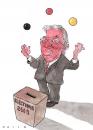 Cartoon: Electoral Campaign (small) by Mello tagged steinmeier
