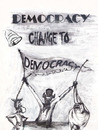 Cartoon: A Comedy of Democracy In 2011 (small) by RahimAdward tagged prince of qatar leader de ocracy