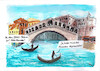 Cartoon: Bezos Hochzeit (small) by Skowronek tagged venedig,jeff,bezos,amazon,hochzeit,skowronek,cartoon,hairat