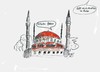 Cartoon: Allah (small) by Skowronek tagged islam,glaube,religion,gewalt,terror,moschee
