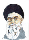 Cartoon: Proteste im Iran (small) by Skowronek tagged iran,ajatollah,khamenei,studenten,proteste,verhaftungen