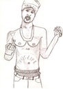 Cartoon: tupac shakur (small) by paintcolor tagged tupac,shakur,singer,famous,rock,star,leggend,of