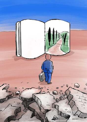 Cartoon: Erdbeben3 (medium) by Mehmet Karaman tagged erdbeben