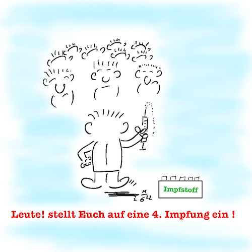 Cartoon: 4. Impfung kommt (medium) by legriffeur tagged corona,coronavirus,virus,legriffeur61,impfen,impfung,deutschland,gesundheitswesen,gesundheitsminister,gesundheit