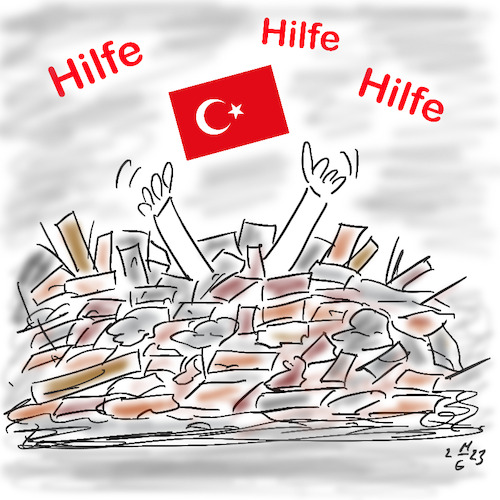 Cartoon: Hilfe für die Türkei (medium) by legriffeur tagged deutschland,türkei,erdbeben,erdbebenhilfe,erdbebenopfer,humanitörehilfe,deutschlandhilft,hilfefürdietürkei