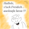 Cartoon: isch Freidich (small) by legriffeur tagged freitag,wochenende,freizeit,arbeit