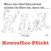 Cartoon: Kommt Homeoffice Pflicht (small) by legriffeur tagged virus,corona,pandemie,coronavirus,legriffeur61,homeoffice,homeofficepflicht,covid19,chefs,chefalleine