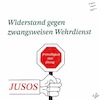 Cartoon: Widerstand gegen Wehrpflicht (small) by legriffeur tagged wehrpflicht,bundeswehr,verteidigung,jusos,spd,parteitag,deutschland,krieg,soldaten,wehrpflichtige