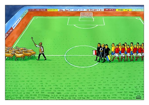 Cartoon: Stadion (medium) by Makhmud Eshonkulov tagged stadion