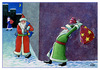 Cartoon: Merry Xmas (small) by Makhmud Eshonkulov tagged xmas,christmas
