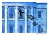 Cartoon: Obama (small) by Makhmud Eshonkulov tagged obama,white,house,usa