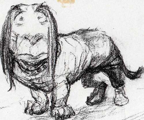 Cartoon: Iggy-Doggie (medium) by Knirschi tagged iggy,pop,hund,dackel,karikatur