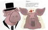 Cartoon: Schweinerei (small) by gege tagged tier,tiere,schwein,sau,sauerei,ehe,schleier,braut,bräutigam,brautpaar