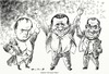 Cartoon: Berlusconi and friends (small) by Bob Row tagged berlusconi napoleon nixon