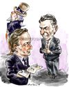 Cartoon: Cameron-Macri-Sam (small) by Bob Row tagged panama papers cameron macri usa argentina great britain capitalism corruption fiscal fraud