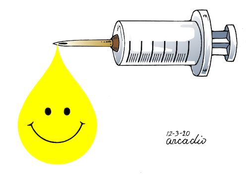 Cartoon: Pandemic is coming to the end. (medium) by Cartoonarcadio tagged vaccine,health,medicine,covid,19