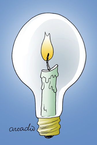 Cartoon: Poor ideas. (medium) by Cartoonarcadio tagged education,luz,ideas,technology