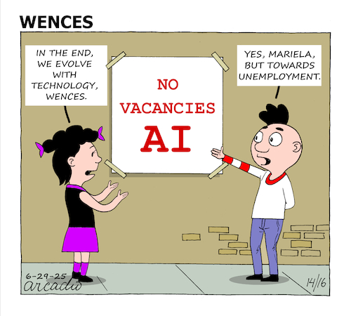 Cartoon: The Adventures of Wences (medium) by Cartoonarcadio tagged comic,wences,strip,humor
