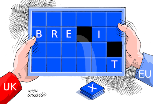 Cartoon: Time is running out. (medium) by Cartoonarcadio tagged europe,brexit,economy,united,kingdom