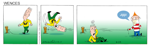 Cartoon: Wences Comic Strip (medium) by Cartoonarcadio tagged humor,wences,comis,strip,cartoon