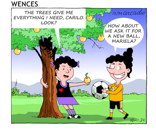 Cartoon: The adventures of Wences 1. (medium) by Cartoonarcadio tagged comic,wences,humor