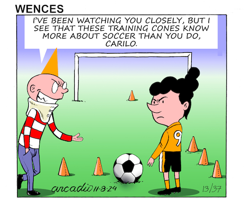 Cartoon: The adventures of Wences (medium) by Cartoonarcadio tagged comic,wences,humor