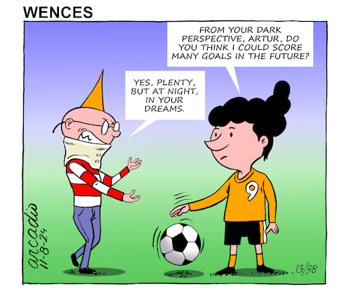 Cartoon: The adventures of Wences (medium) by Cartoonarcadio tagged comic,wences,humor