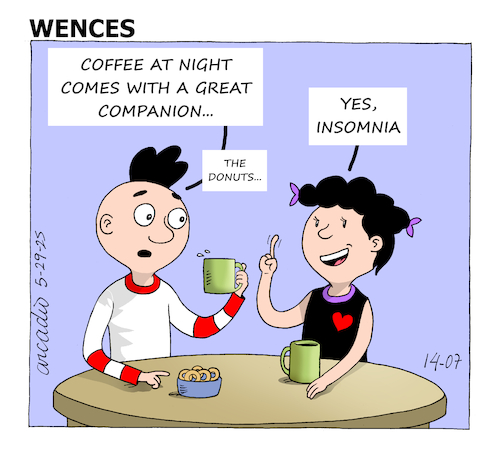 Cartoon: Wences and his Friends (medium) by Cartoonarcadio tagged wences,humor,comic