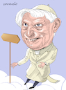Cartoon: Benedict XVI (small) by Cartoonarcadio tagged benedict,pope,vatican,germany,religion