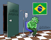 Cartoon: Coronavirus is inside (small) by Cartoonarcadio tagged latin america coronavirus covid19 medicina