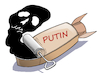 Cartoon: Death in Ukraine. (small) by Cartoonarcadio tagged ukraine,putin,russia,nato,usa,war
