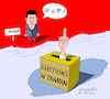 Cartoon: Elections in Taiwan. (small) by Cartoonarcadio tagged china taiwan independence