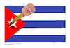 Cartoon: Freedom. (small) by Cartoonarcadio tagged cuba communism freedom democracy dictatorship