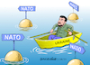 Cartoon: On the way to NATO. (small) by Cartoonarcadio tagged nato ukraine war europe usa zelensky